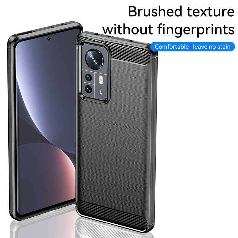 Brushed Silicone Phone Case For Xiaomi Mi 12S Pro