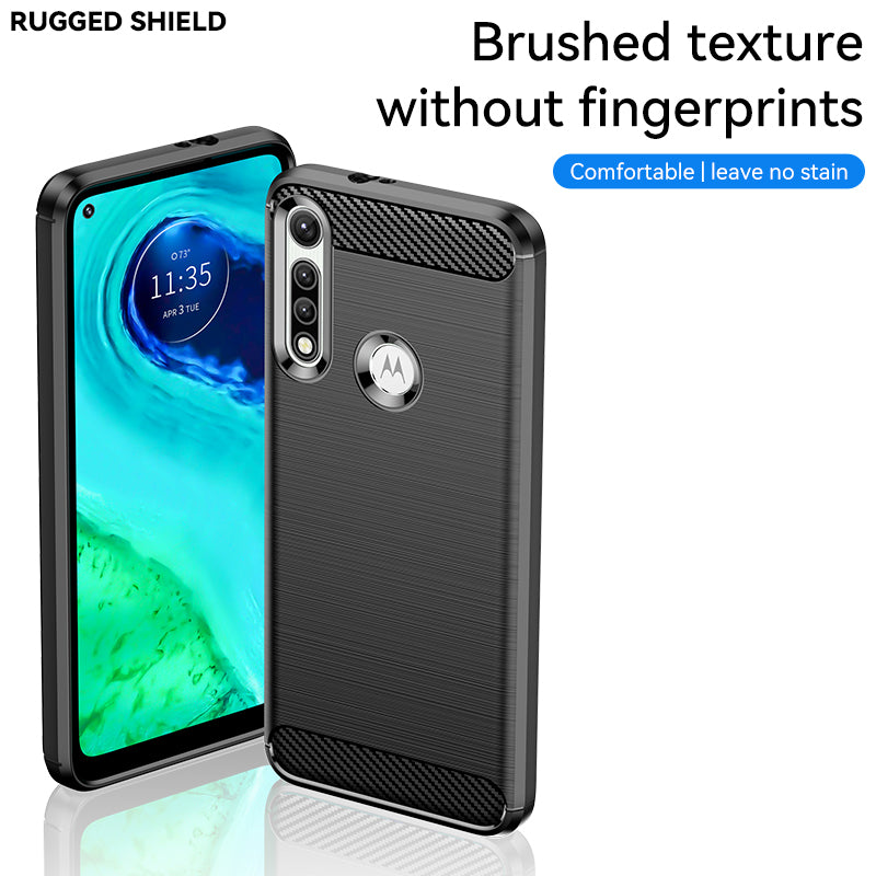 Brushed Silicone Phone Case For Motorola Moto G Fast