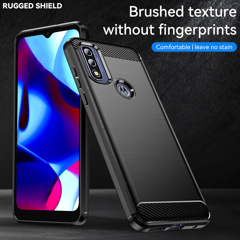 Brushed Silicone Phone Case For Motorola Moto G Pure 2021