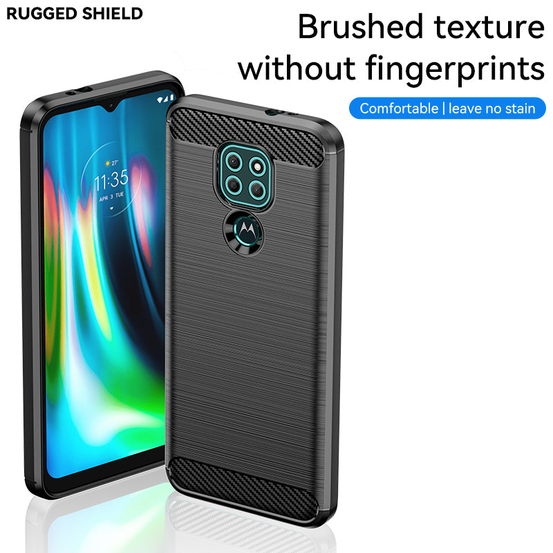 Brushed Silicone Phone Case For Motorola Moto G9