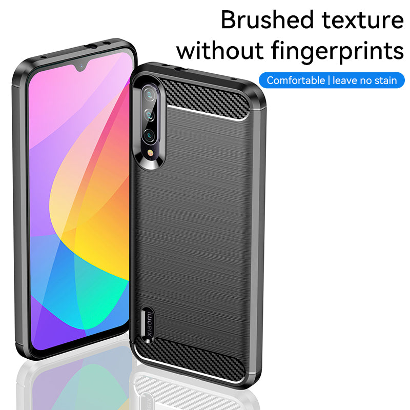 Brushed Silicone Phone Case For Xiaomi Mi A3 Lite