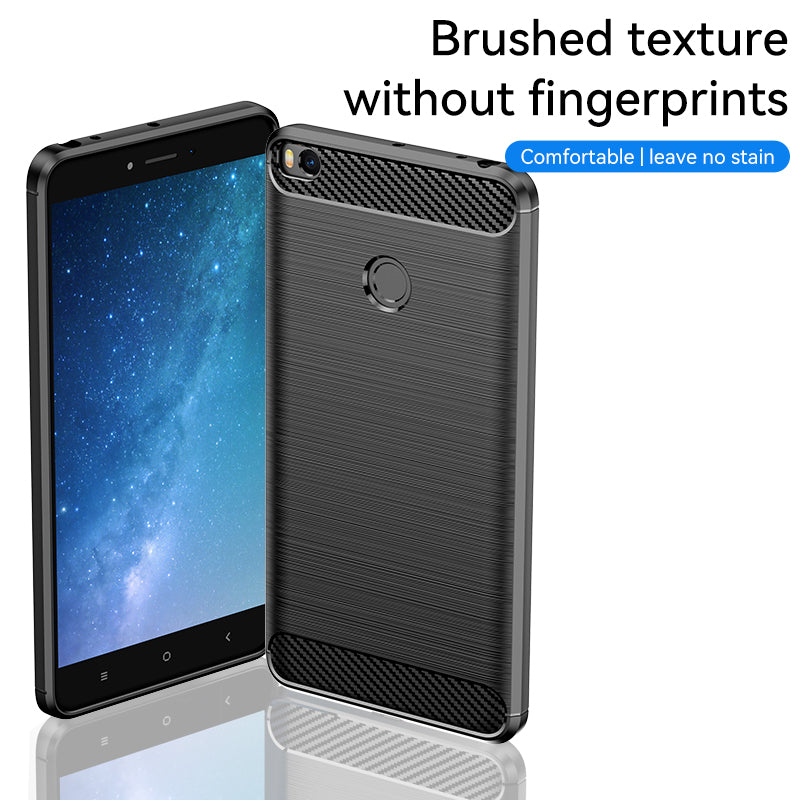 Brushed Silicone Phone Case For Xiaomi Mi Max 2