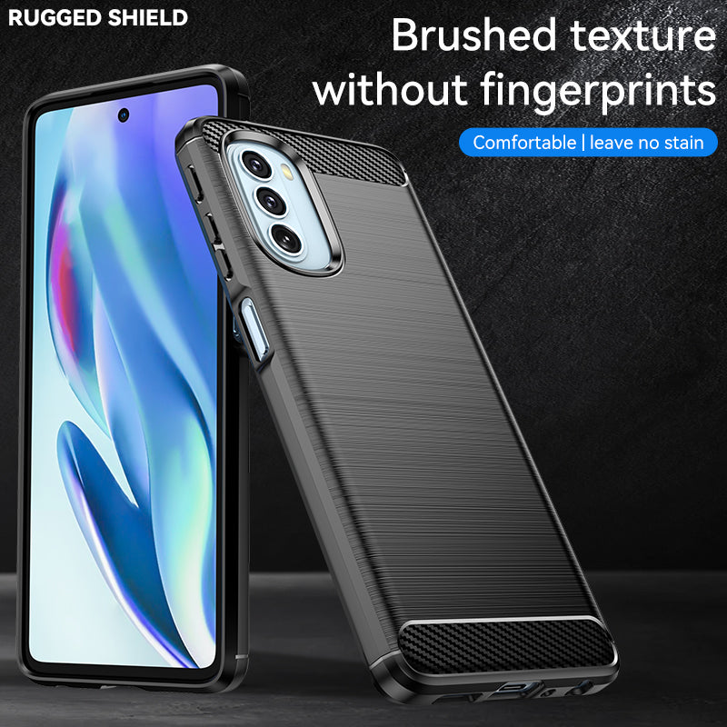 Brushed Silicone Phone Case For Motorola Moto G51 5G