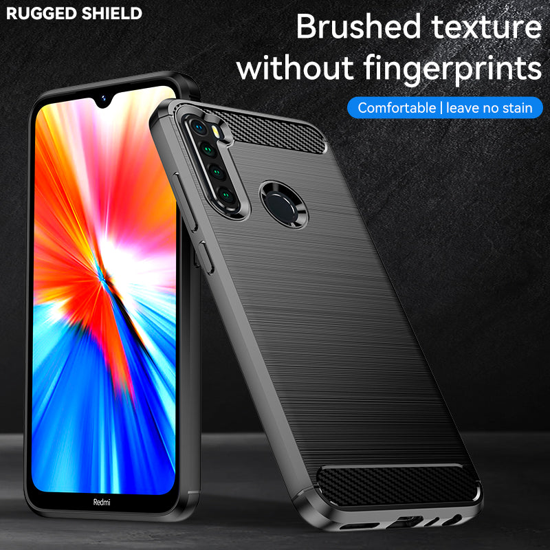Brushed Silicone Phone Case For Redmi Note 8