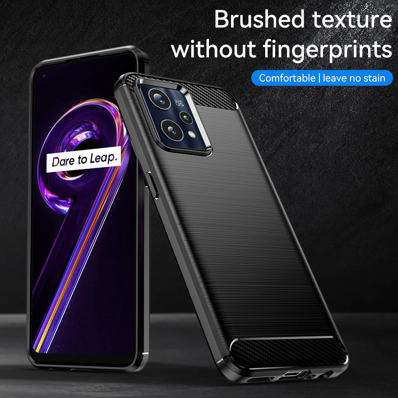 Brushed Silicone Phone Case For Realme Narzo 50 Pro