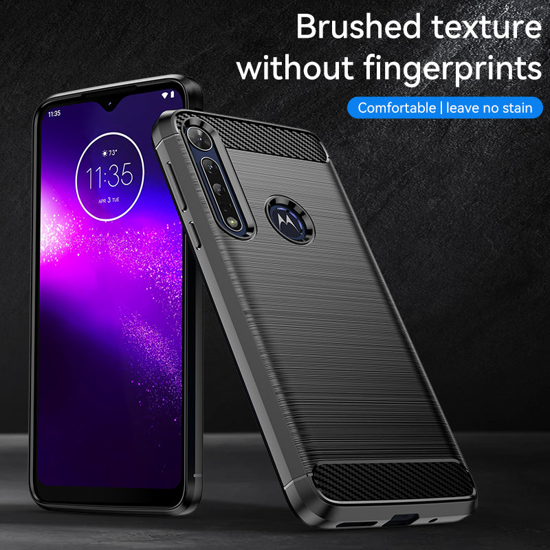 Brushed Silicone Phone Case For Motorola Moto G8 Play