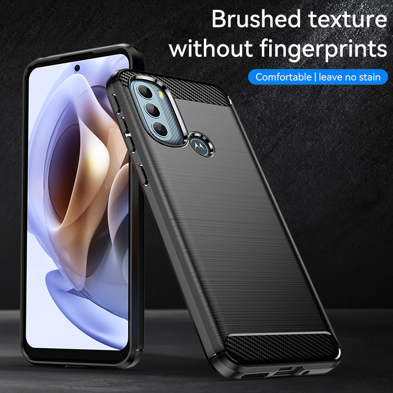 Brushed Silicone Phone Case For Motorola Moto G31