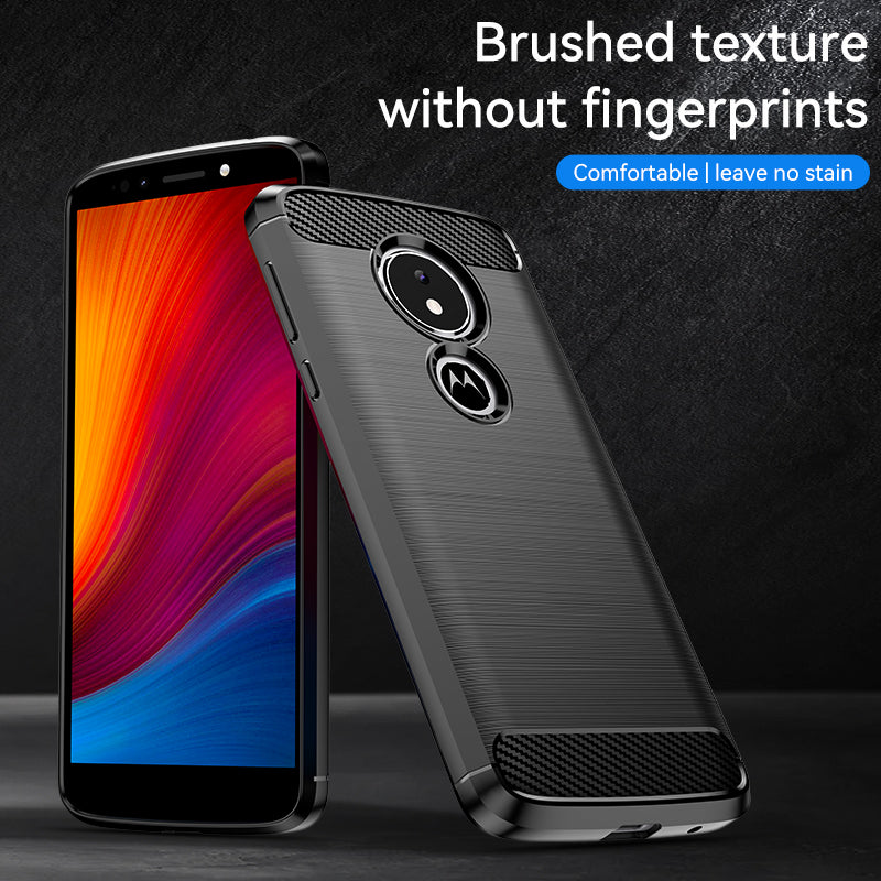 Brushed Silicone Phone Case For Motorola Moto G6 Play