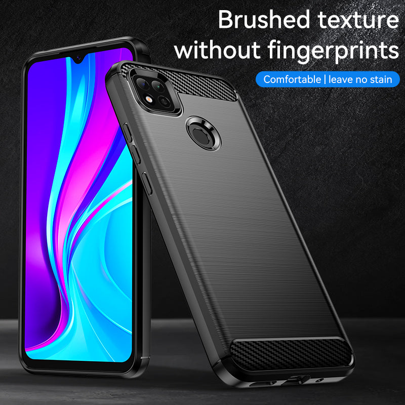 Brushed Silicone Phone Case For Redmi 9 India
