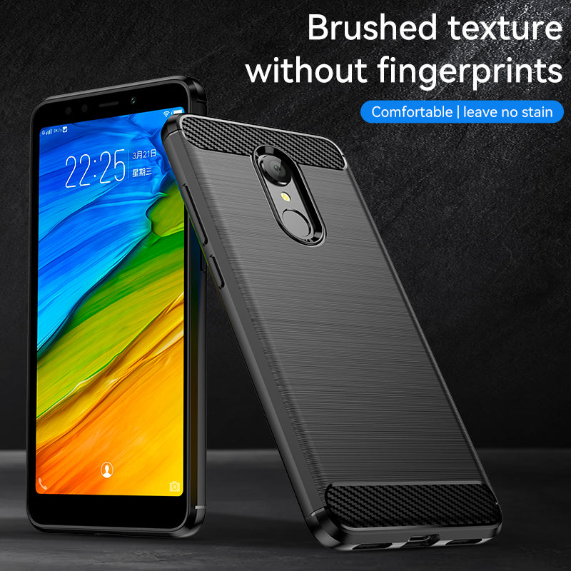 Brushed Silicone Phone Case For Redmi 5