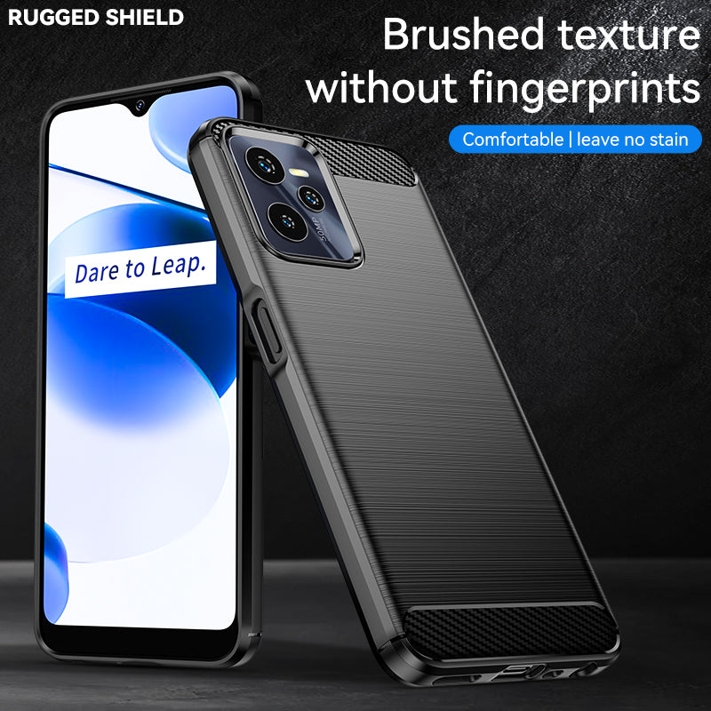 Brushed Silicone Phone Case For Realme C35