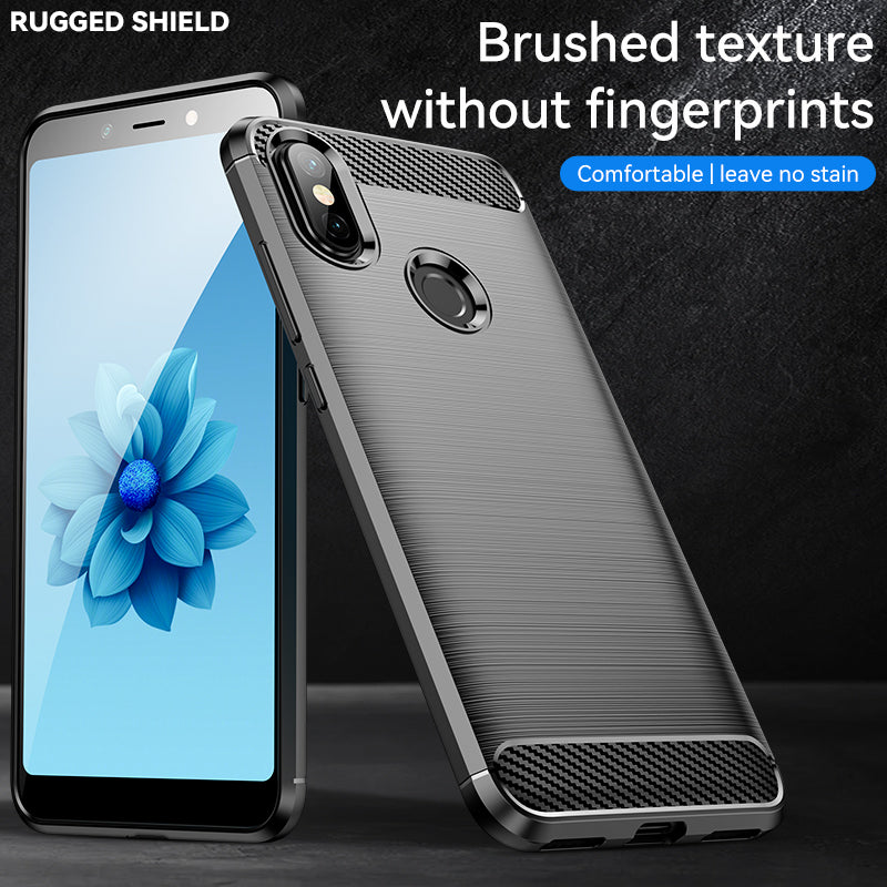 Brushed Silicone Phone Case For Xiaomi Mi A2