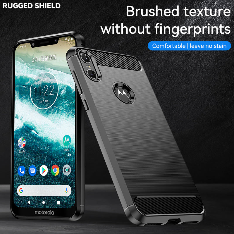 Brushed Silicone Phone Case For Motorola Moto One