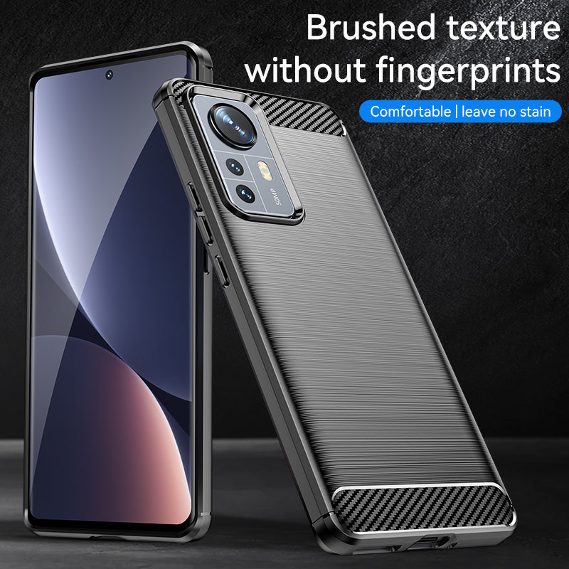Brushed Silicone Phone Case For Xiaomi Mi 12S Pro