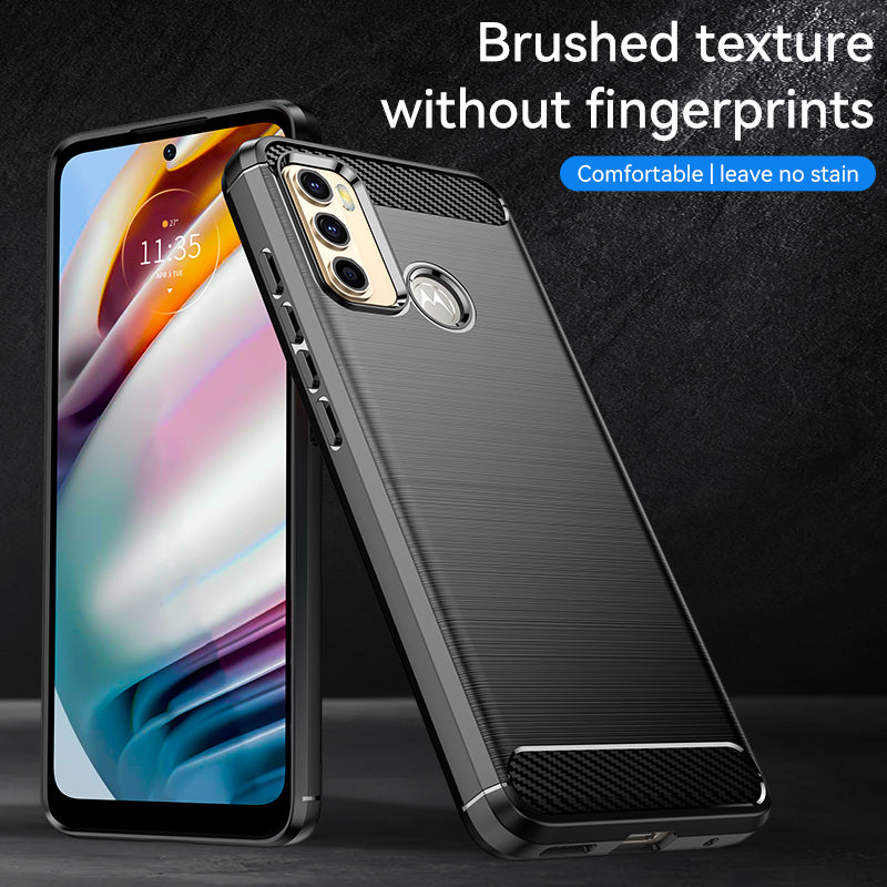 Brushed Silicone Phone Case For Motorola Moto G40 Fusion