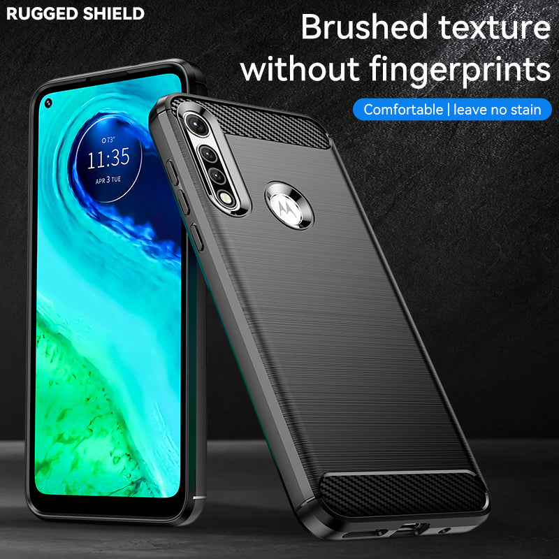 Brushed Silicone Phone Case For Motorola Moto G Fast