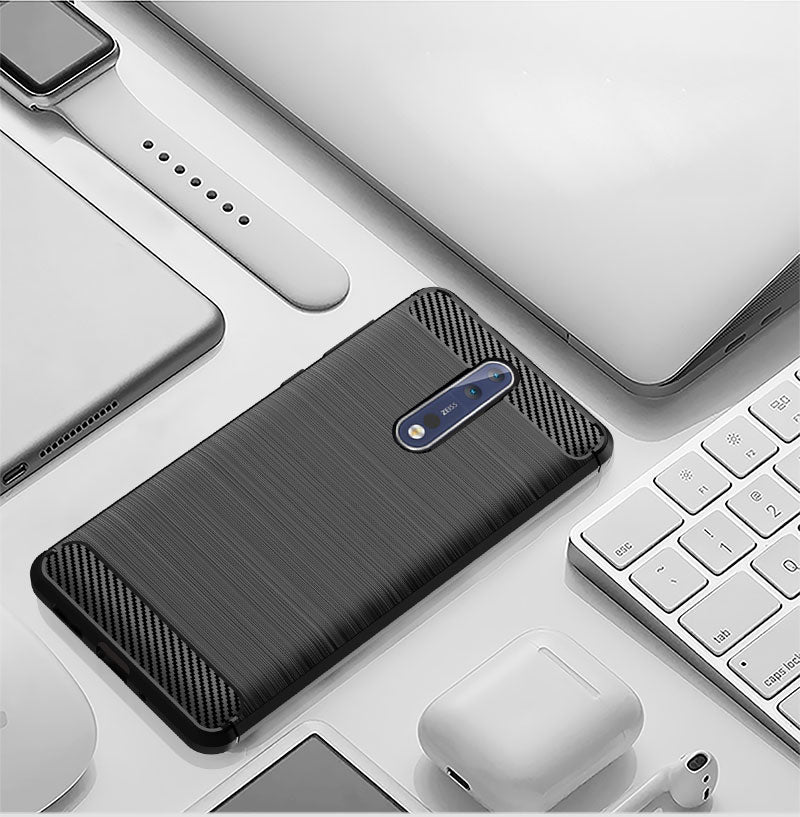 Brushed Silicone Phone Case For Nokia 8