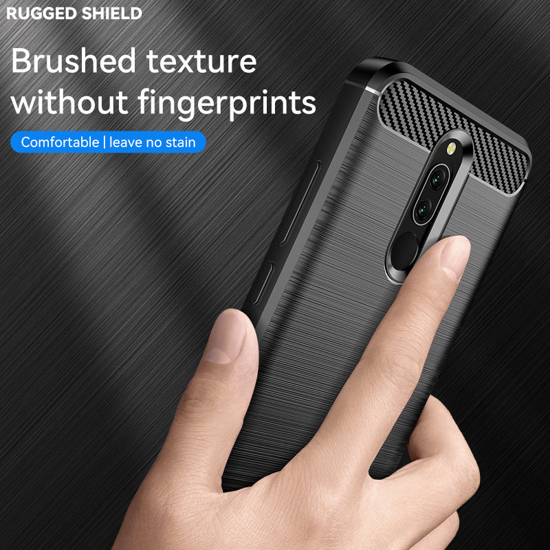 Brushed Silicone Phone Case For Redmi 8