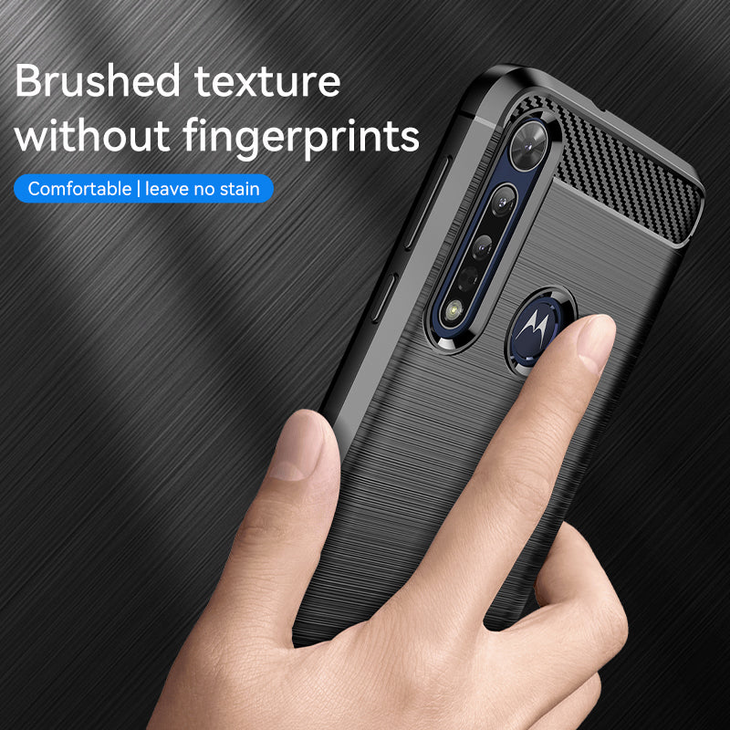 Brushed Silicone Phone Case For Motorola Moto G8 Play