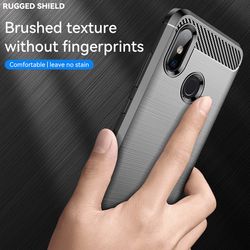 Brushed Silicone Phone Case For Xiaomi Mi 8