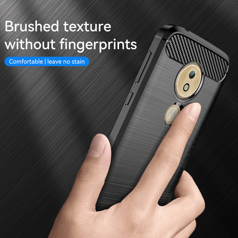 Brushed Silicone Phone Case For Motorola Moto G7 Play Eurasian Edition