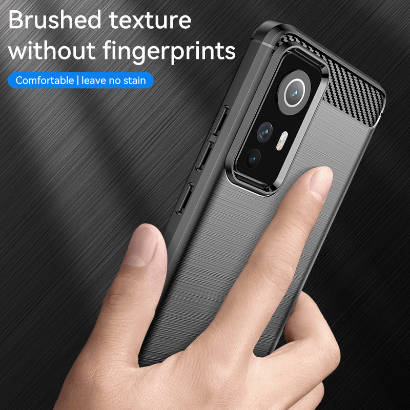 Brushed Silicone Phone Case For Xiaomi Mi 12