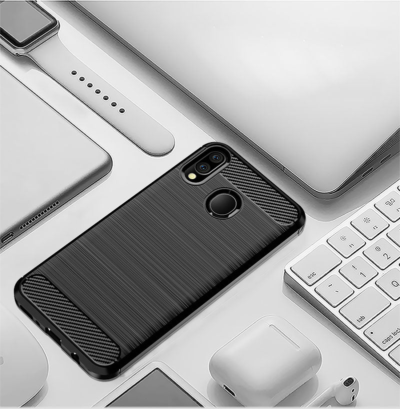 Brushed Silicone Phone Case For Samsung Galaxy M20