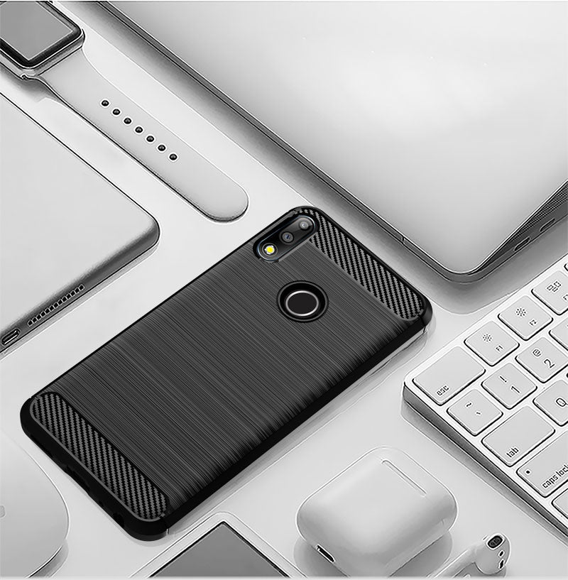 Brushed Silicone Phone Case For Asus ZenFone Max Pro (M2)
