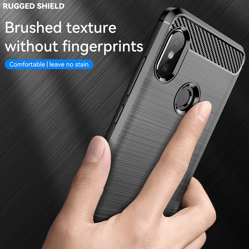 Brushed Silicone Phone Case For Redmi Note 5