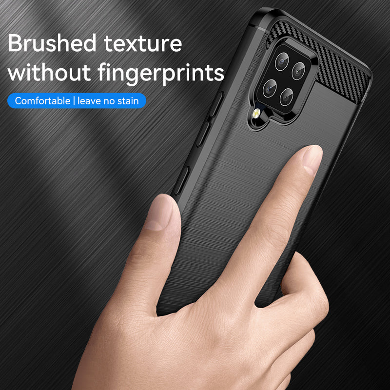 Brushed Silicone Phone Case For Samsung Galaxy M42 5G