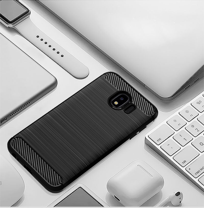 Brushed Silicone Phone Case For Samsung Galaxy J4 2018