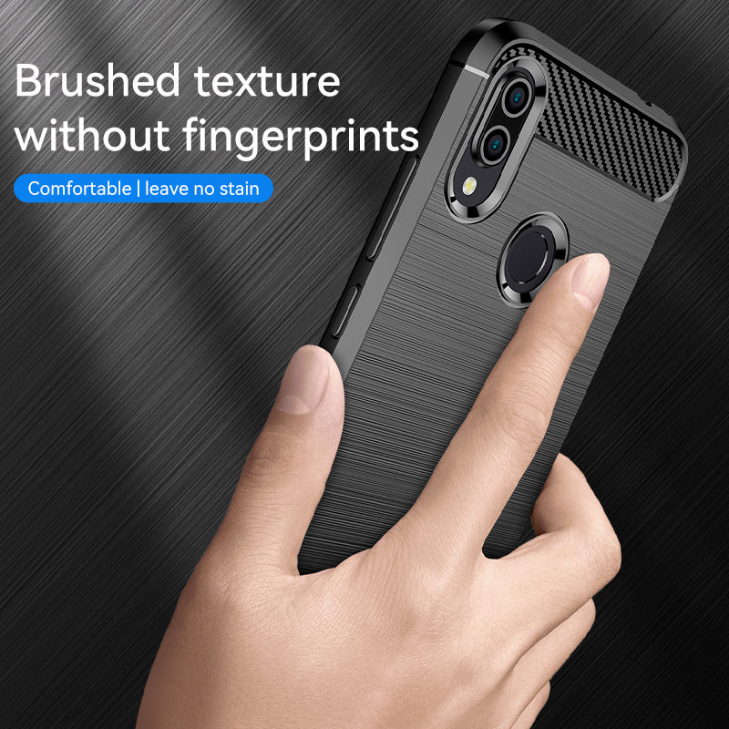 Brushed Silicone Phone Case For Redmi Note 7 Pro