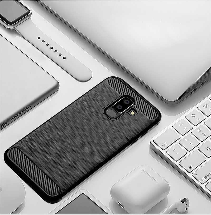 Brushed Silicone Phone Case For Samsung Galaxy J8 2018