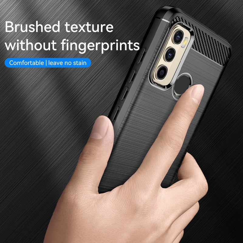 Brushed Silicone Phone Case For Motorola Moto G40 Fusion