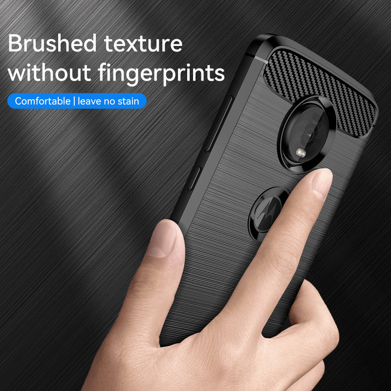 Brushed Silicone Phone Case For Motorola Moto Z4