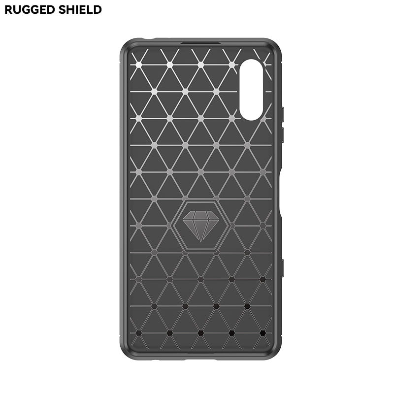 Brushed Silicone Phone Case For Sony Xperia Ace2