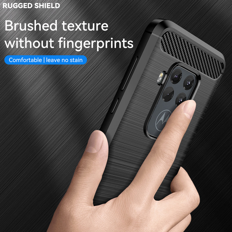 Brushed Silicone Phone Case For Motorola Moto One Zoom