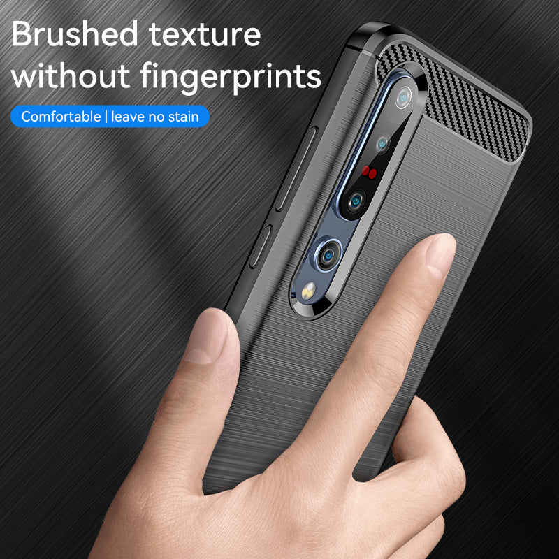 Brushed Silicone Phone Case For Xiaomi Mi 10
