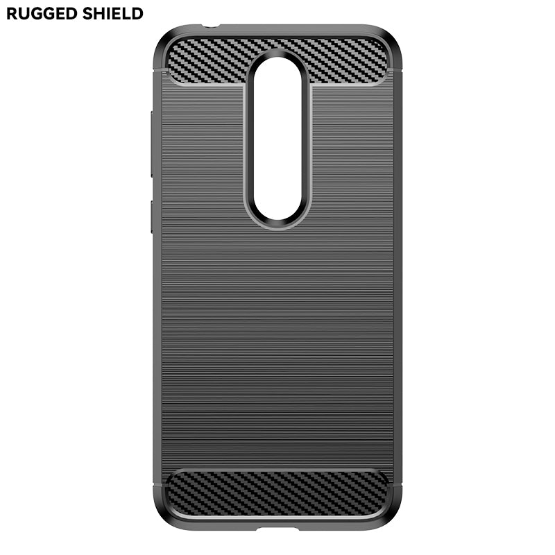 Brushed Silicone Phone Case For Nokia 6.1 Plus