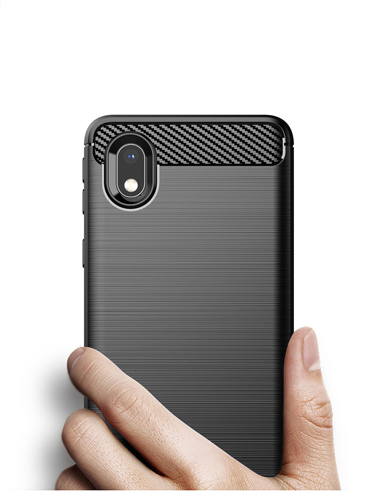 Brushed Silicone Phone Case For Samsung Galaxy A01 Core