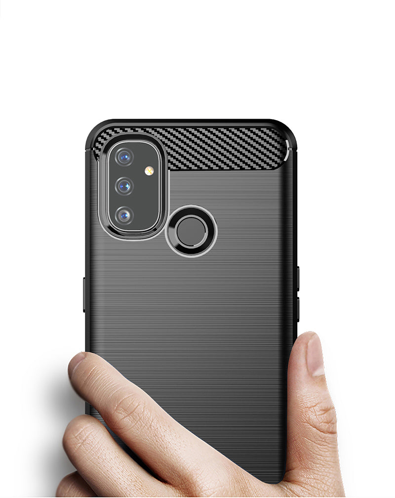 Brushed Silicone Phone Case For OnePlus Nord N100