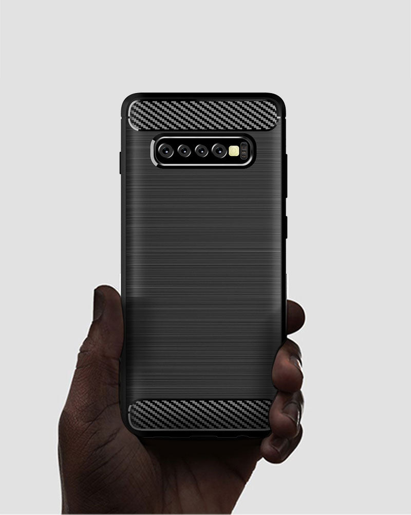 Brushed Silicone Phone Case For Samsung Galaxy S10 Plus