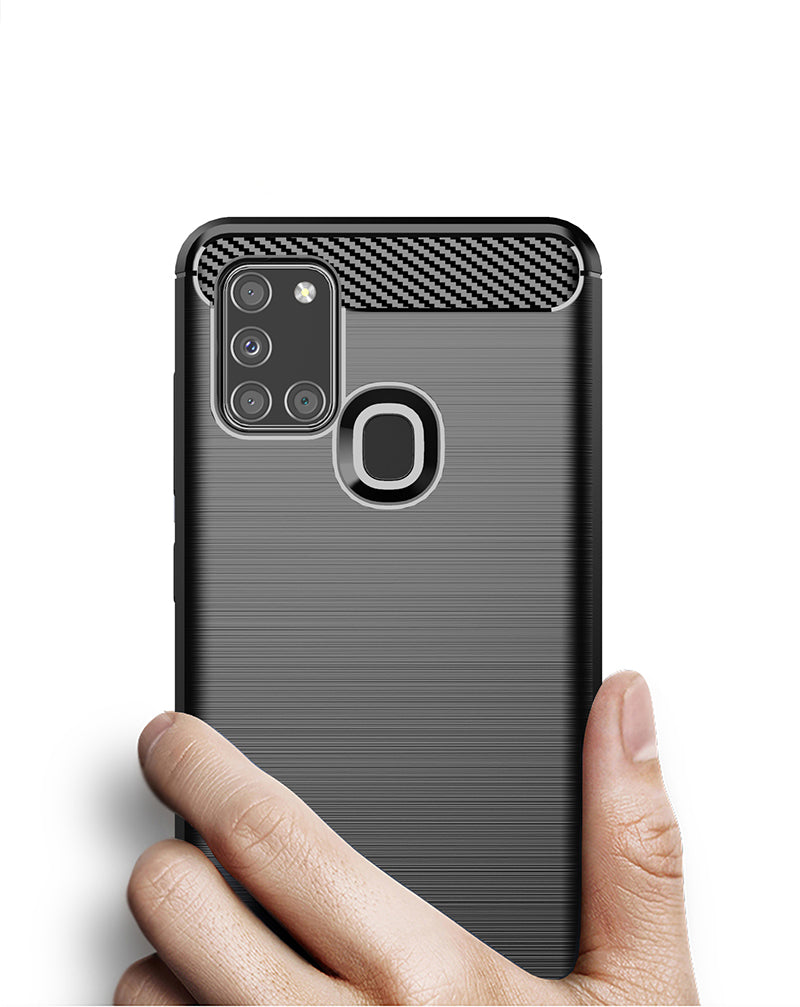 Brushed Silicone Phone Case For Samsung Galaxy A21S