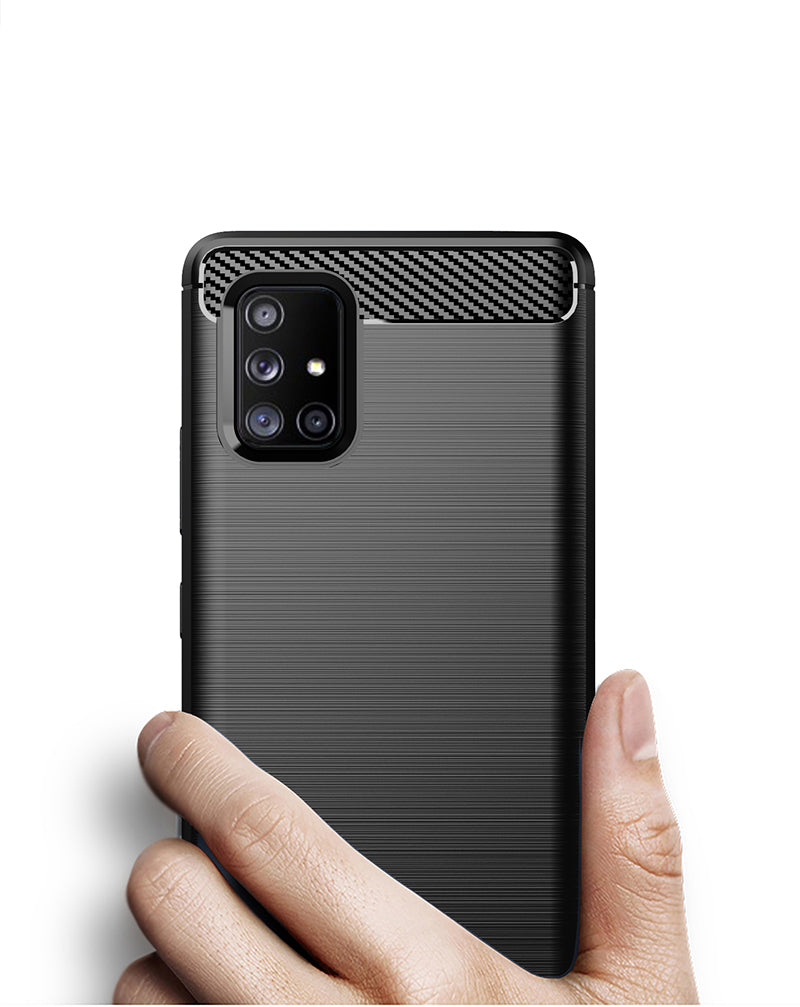 Brushed Silicone Phone Case For Samsung Galaxy A71 5G