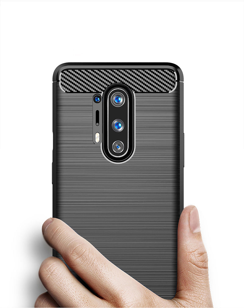 Brushed Silicone Phone Case For OnePlus 8 Pro