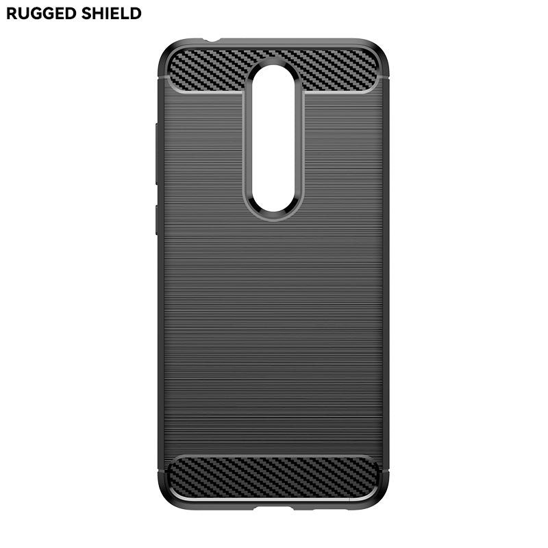 Brushed Silicone Phone Case For Nokia 5.1 Plus