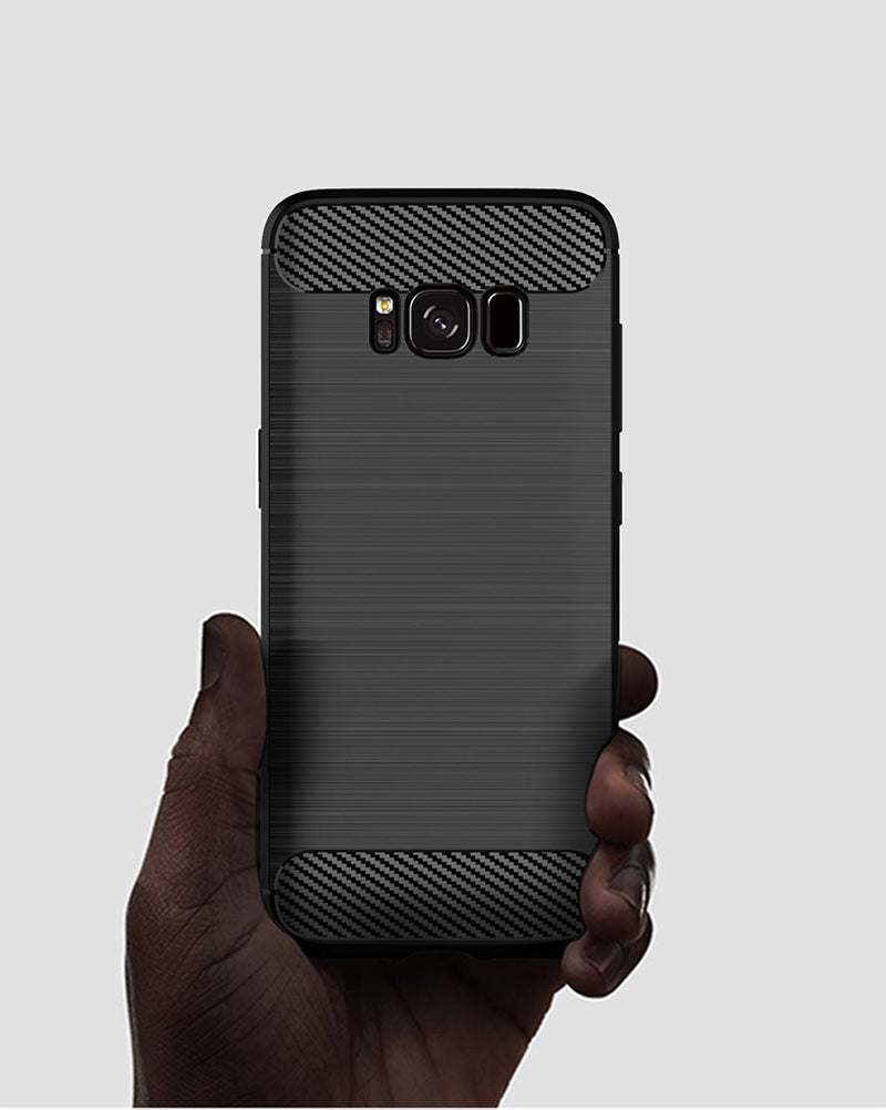 Brushed Silicone Phone Case For Samsung Galaxy S8 Plus