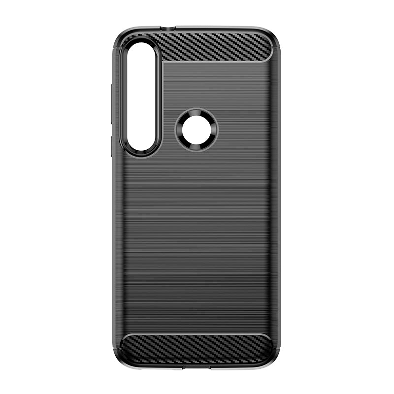 Brushed Silicone Phone Case For Motorola Moto One Vision Plus