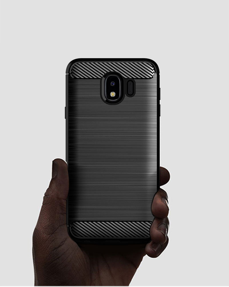 Brushed Silicone Phone Case For Samsung Galaxy J4 2018