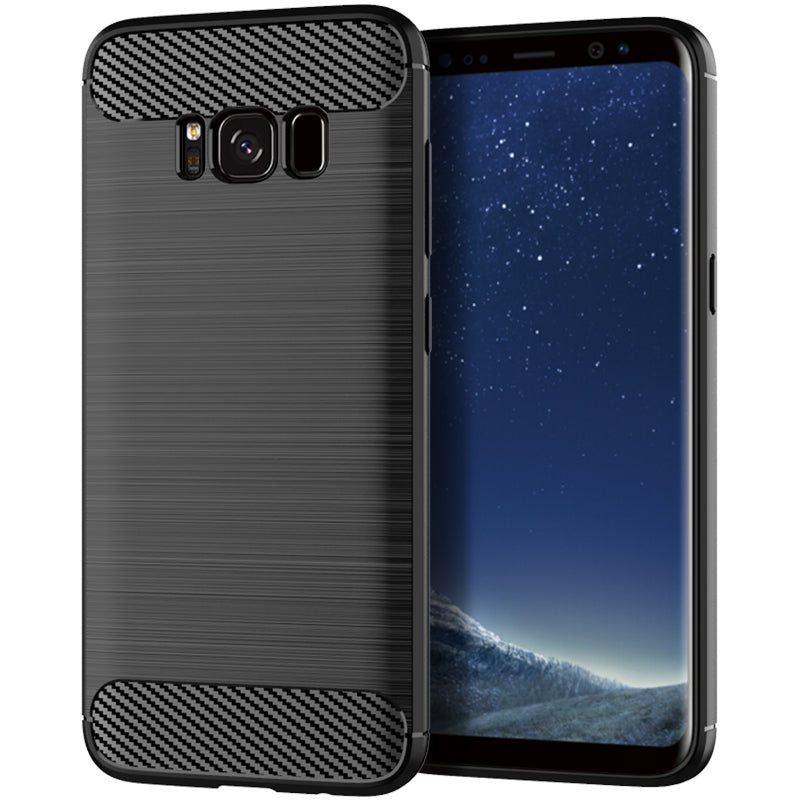 Brushed Silicone Phone Case For Samsung Galaxy S8 Plus